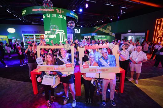 텍사스 주 댈러스의 TPC 크레이그 랜치 골프장에 설치된 한식을 포함한 음악, 뷰티 등 한국 문화 매력 체험 공간 '하우스 오브 CJ'에 온 갤러리. 사진 CJ