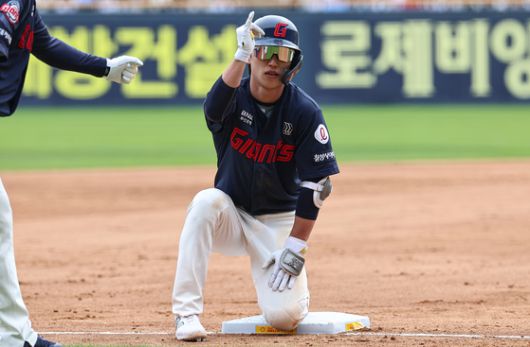 롯데 내야수 전민재. 뉴스1