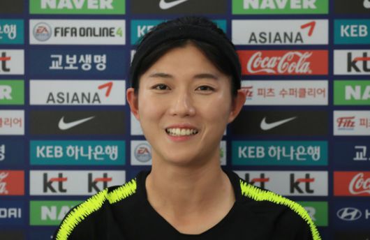 현역 시절 여자축구대표팀 핵심 수비수로 활약한 심서연. 연합뉴스