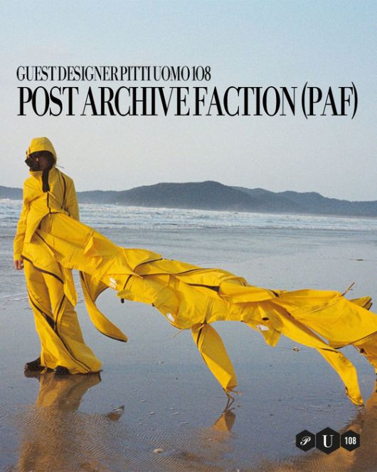 다음달 이탈리아 피렌체에서 열리는 피티 우오모에 게스트 디자이너로 초대, 패션소를 여는 포스트아카이브팩션(PAF)의 컨셉트이미지. 사진 한국콘텐트진흥원