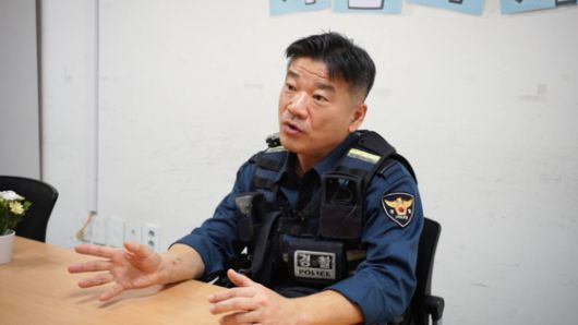 경기 수원중부경찰서 행궁파출소 순찰2팀 부팀장 최정훈 경위. 사진 경기남부경찰청