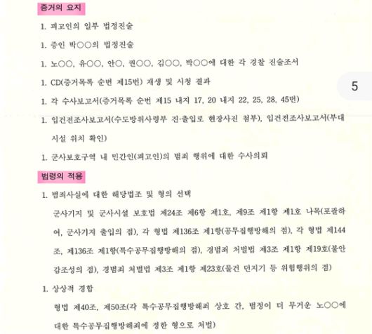 형사소송법 323조 1항은 “형의 선고를 하는 때에는 판결 이유에 범죄될 사실, 증거의 요지와 법령의 적용을 명시해야 한다”고 정하고 있다. 해당 내용이 판결문에 적혀 있지 않으면 법률 위반이다. 사진 최정규 변호사 제공