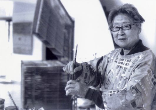 만년의 이성자. 사진 국립현대미술관