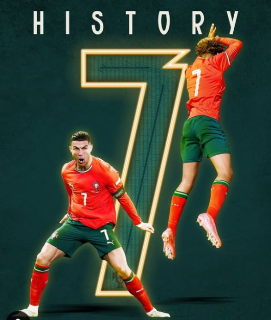 크리스티아누 호날두 아들 크리스티아누 호날두 주니어가 포르투갈 15세 이하 대표팀 소속으로 데뷔골을 터트렸다. [사진 포르투갈축구협회 인스타그램]