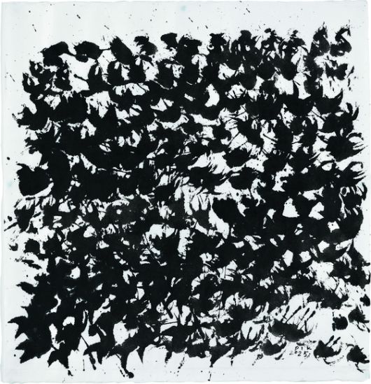 박인경, Envol, 2024.한지에 먹,75.4 x 72.3 cm. [사진 S2A]