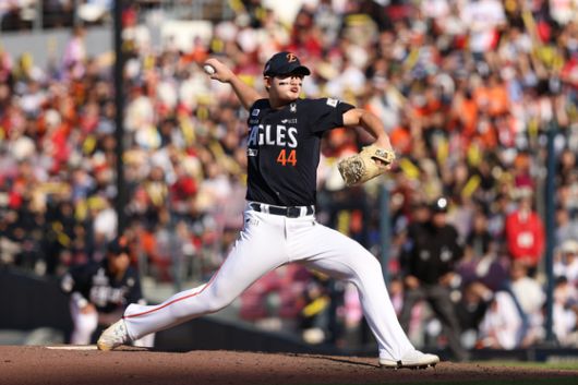 역투하는 한화 김서현. 사진 한화 이글스