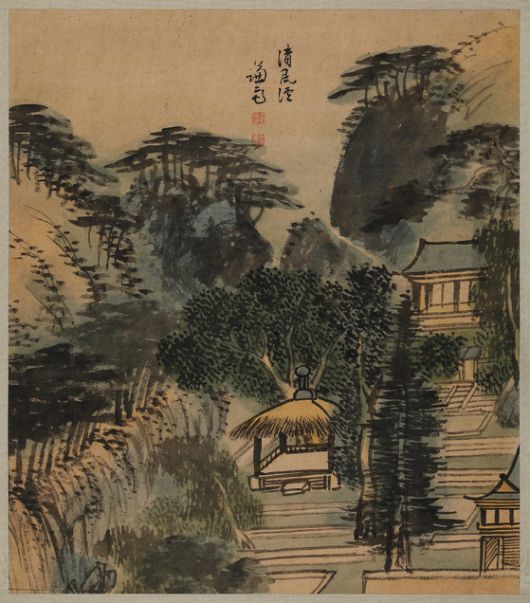 겸재 정선의 ‘장동팔경첩’(간송미술문화재단 소장본)에서 ‘청풍계’. [사진 호암미술관]