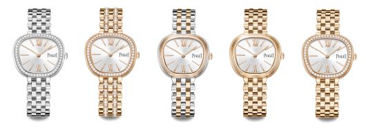 사다리꼴 형태 트라페즈 케이스가 특징인 피아제 식스티는 1960년대 미학을 현대적으로 재해석했다. 사진 피아제