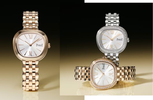 골드와 스틸, 다이아몬드를 사용해 다양한 버전으로 선보이는 식스티 워치. 사진 피아제