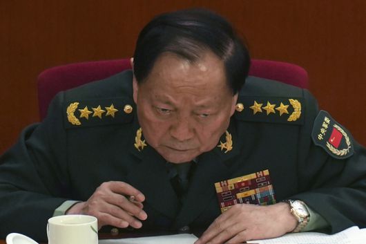 지난 3월 5일 장유샤 중앙군사위원회 부주석이 전국인민대표대회 개막식에 참석했다. AP=연합뉴스