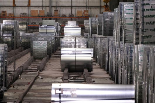 지난 3월 미국 아칸소주에 있는 철강 공장의 내부 전경. 로이터=연합뉴스