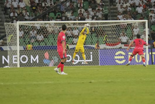 3차예선에서 맞붙은 한국과 이라크. [AP=연합뉴스]