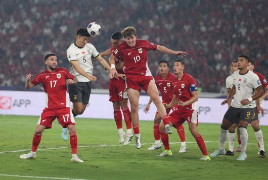 중국축구대표팀이 5일 인도네시아에 지면서 월드컵 본선진출에 또 실패했다. [신화=연합뉴스]