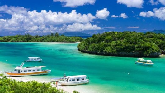 진에어가 지난 4월 취항한 일본 최남단 섬 이시가키지마의 전경. 이키다네 일본 사이트 캡쳐