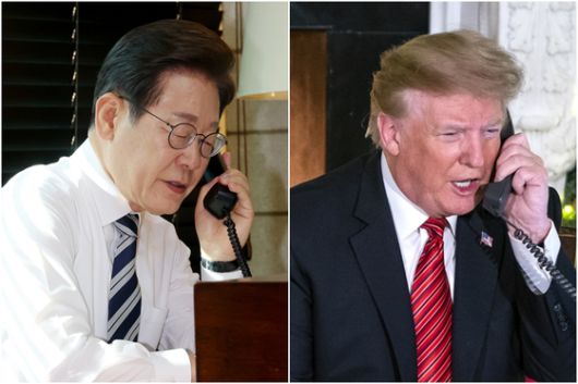 이재명 대통령(왼쪽)-트럼프 미국 대통령. EPA=연합뉴스