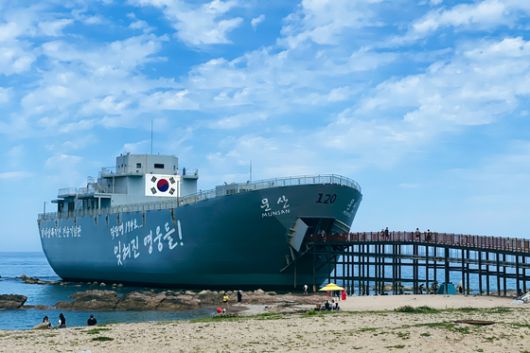 경북 영덕 장사상륙작전 전승기념관 전경. 사진 경북나드리