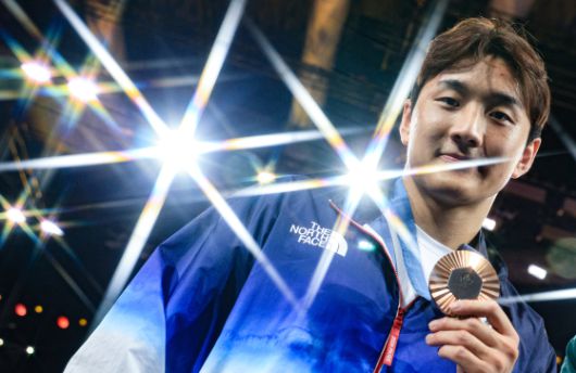 지난해 파리올림픽에서 동메달을 딴 이준환. 뉴스1