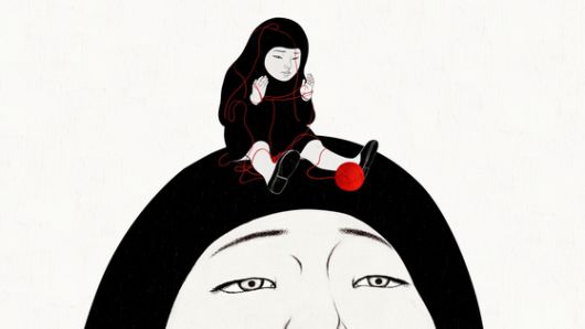 '파라노이드 키드'는 정유미 감독의 동명의 그림책을 원작으로 한 애니메이션이다. 불안과 자기 혐오라는 감정을 '파라노이드 키드'라는 주인공에 은유했다. 사진 매치컷