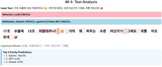 XDAC의 탐지 및 식별 시연 예시. 사진 KAIST