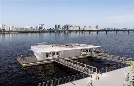 한강버스 선착장 조감도. 사진 서울시