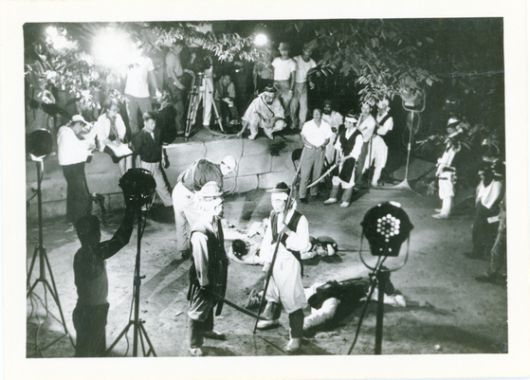 유현목 감독 '임꺽정' 현장스틸. '오발탄'과 비슷한 시기에 제작됐다. 사진 한국영상자료원