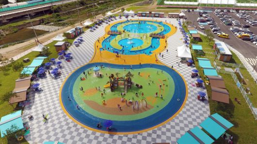 강원도 홍천군 물놀이장 전경. [사진 홍천군]