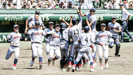 교토국제고는 지난해 여름 고시엔 정상에 오르며 뜨거운 주목을 받았다. 교도=연합뉴스