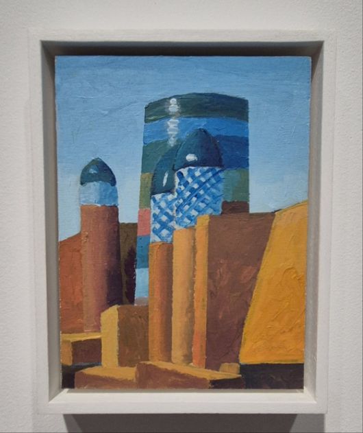 68세로 세상을 떠나던 2015년 그린 가 보지 못한 우즈베키스탄 '히바'의 풍경. 권근영 기자