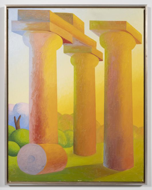 살보, 세 기둥, 1990, 캔버스에 유채, 90x70㎝ ⓒArchivio Salvo. 사진 글래드스톤 서울