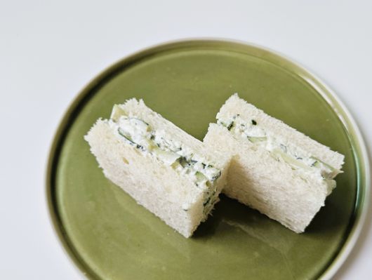 오이 샌드위치. 사진 신혜원