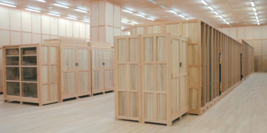 국립중앙박물관 수장고. 국립중앙박물관