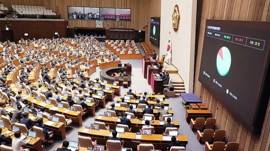 여야가 합의한 상법개정안이 지난 3일 국회 본회의에서 통과되고 있다. 연합뉴스