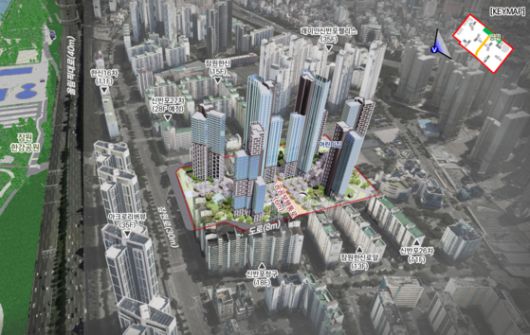 서초구 신반포 19·25차 통합 재건축 조감도. 사진 서울시