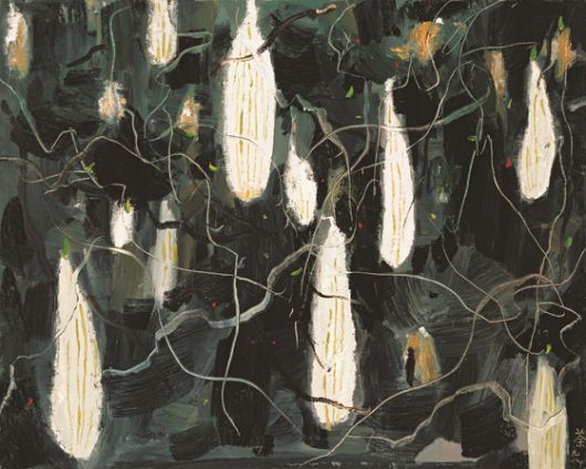 우관중, 여주 고향, 1998, 캔버스에 유채, 홍콩예술박물관 소장(우관중과 그의 가족 기증). 사진 예술의전당