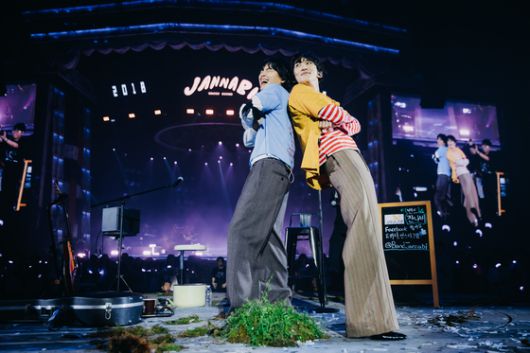 2일 케이스포돔에서 콘서트를 펼친 잔나비. 사진 페포니뮤직