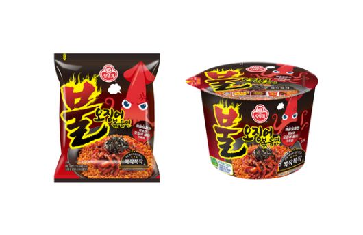 오뚜기에서 매콤달달한 ‘불오징어볶음면’을 출시했다. 사진 오뚜기