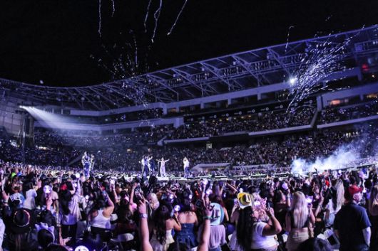 에이티즈의 캡틴 홍중, 그는 "에이티즈가 끝까지 기대를 모으는 팀이길 바란다"고 전했다. 사진 HOGER