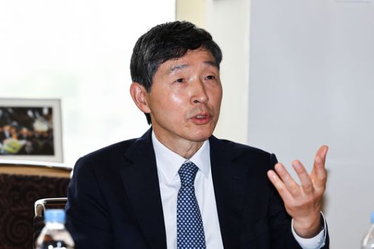 이혁 전 베트남 대사가 지난해 5월 서울 중구 HSBC빌딩에서 열린 2024년 한일비전포럼에서 발언하고 있다. 김종호 기자