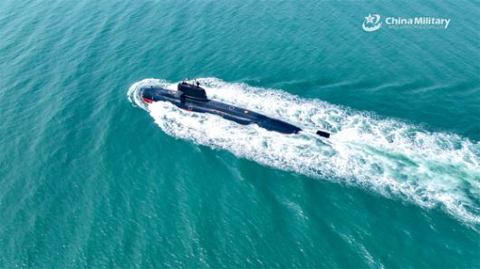 중국 해군의 유안급 디젤-전기추진 잠수함. 중국 국방부