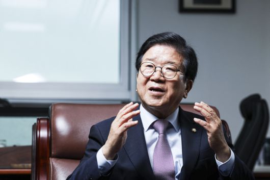 박병석 전 국회의장. 김경록 기자