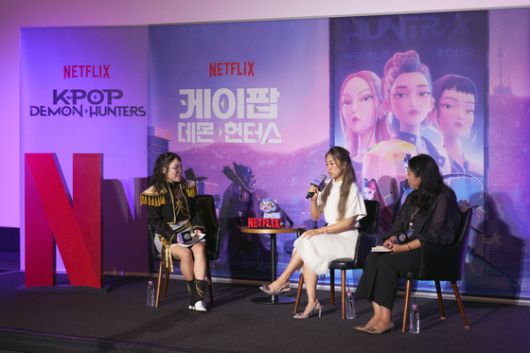 매기 강 감독은 "글로벌 시장에서 한국 문화가 사랑받기 위해서는 '자신감'이 필요하다고 본다"며 "관객은 진정성을 원한다고 생각한다"고 전했다. 사진 넷플릭스