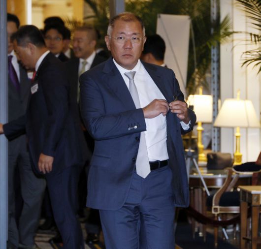 25일 워싱턴DC에서 열린 ‘한·미 비즈니스 라운드 테이블’ 행사에 정의선 현대차 회장이 참석했다. 김현동 기자