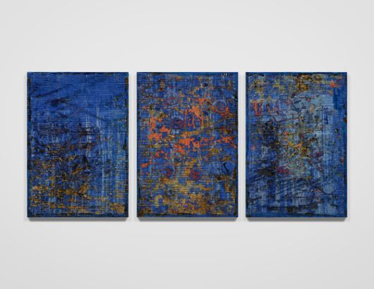 3일 프리즈서울에서 62억 6000만원에 판매된 미국 작가 마크 브래드포드의 회화. 총 3개의 패널로 구성돼 있다. 구입자는 아시아계 개인 컬렉터라고만 알려져 있다. [사진 프리즈]