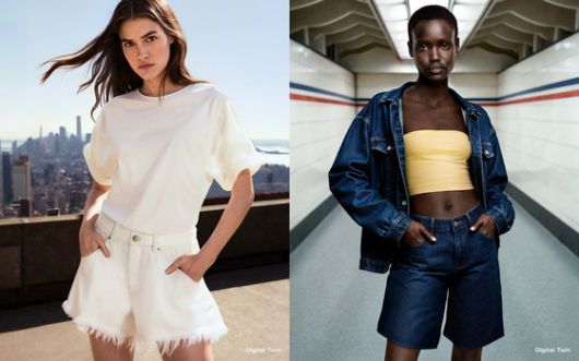 패션기업 H&M이 인공지능을 활용해 제작한 AI 트윈 모델 광고. 사진 H&M 홈페이지 캡처