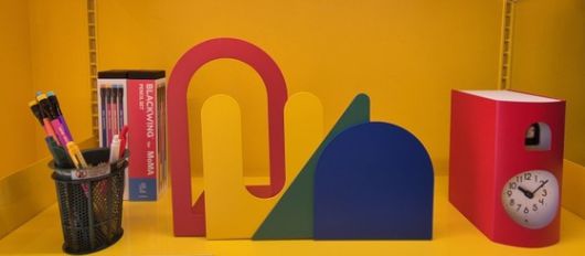 '캡슐 셀렉션'에 진열돼 있는 MoMA의 문구류. 권근영 기자