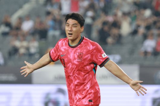 대표팀 복귀를 노리는 베테랑 공격수 주민규. 연합뉴스