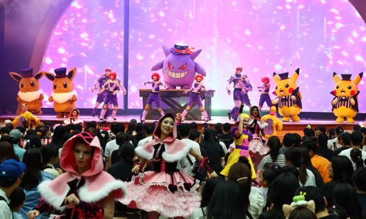 관객 참여형 뮤지컬 '포켓몬 월드 어드벤처:고스트 파티'도 올가을 신설했다. 김종호 기자