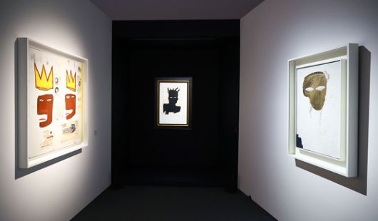 타데우스 로팍 소장의 '자화상'(가운데)이 걸린 전시장. 김종호 기자