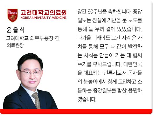 창간 60주년 축하 메시지