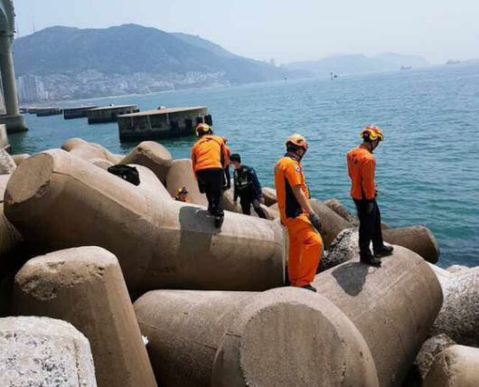 테트라포드 사고 자료사진. 부산경찰청